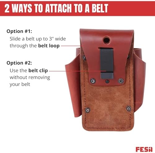 FESA Small Leather Tool Pouch - Image 5