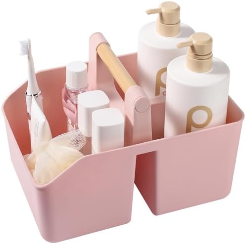 rejomiik Plastic Shower Caddy, Portable Basket by rejomiik
