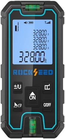 Laser Measuring Tool, RockSeed Portable Laser Measure, Digital Distance by RockSeed