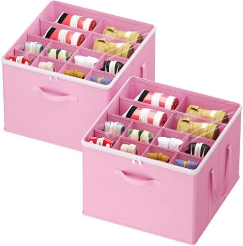 Lifewit Shoe Storage Organizer for Closet, Holder Box, 2 Pack by Lifewit