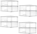 Vtopmart 8 Pack Large Clear Stackable Storage Drawers by Vtopmart