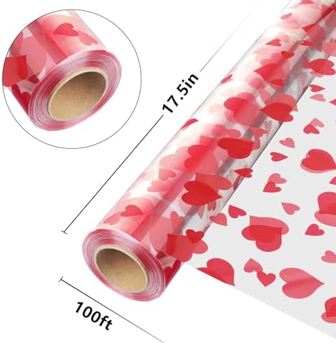 JOYIT 100ft Clear Cellophane Wrap Roll - Image 2