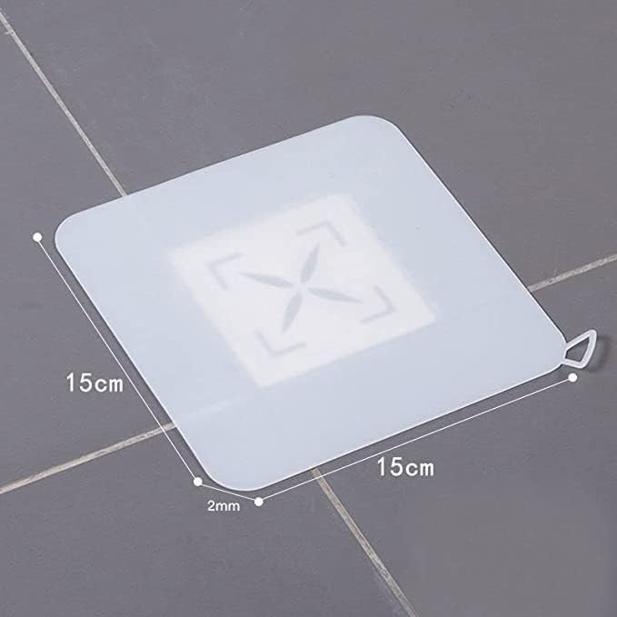 Silicone Tub Stopper Floor Drain Cover, 2 Pieces Sewer Anti-Odor Mat - Image 6