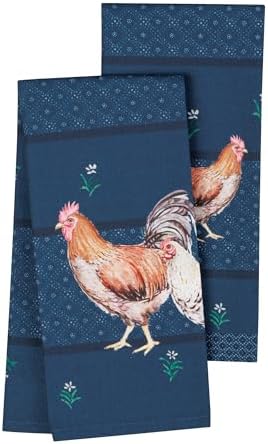 Maison d' Hermine Kitchen Towels Set of 2 Reusable 100% Cotton 27.50" x 20" by MaisondHermine