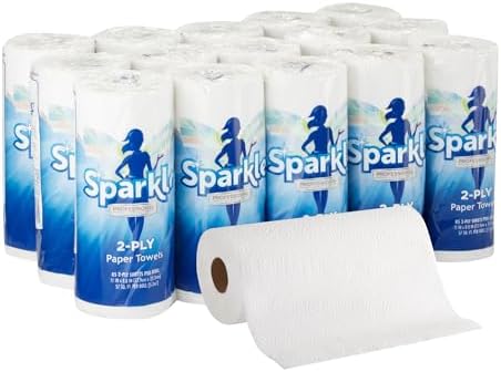 Georgia-Pacific Sparkle 2-Ply Perforated Roll Paper Towels by GP PRO, 85 Sheets by Georgia-Pacific