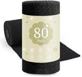 80 Pack Microfiber Cleaning Cloth Roll Reusable Paper Towels 12"x12" Tear Away by Tigona