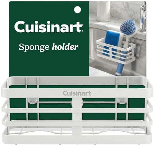 Cuisinart Metal Sponge Holder for Kitchen Sink, 7.25"x2.75"x3.25" by BestBrands