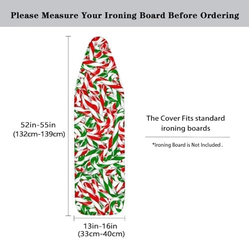 Ironing Board Cover Christmas Candy Design Extra Wide Table Top Ironing Board - Image 5