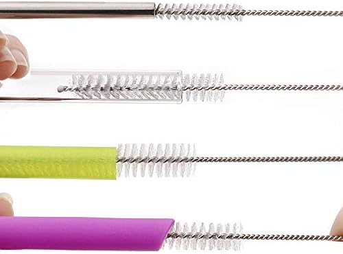Long Straw Brush, Nylon Pipe Tube Cleaner 8-ihch 10 Different Diameters Set of - Image 4