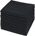 SINLAND Microfiber Cleaning Cloth Kitchen Dish Cloths 12x12in 12 Pack Black by SINLAND