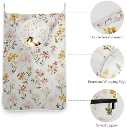 Hanging Laundry Hamper Bag Over the Door Laundry Hamper Wall Hamper - Image 5
