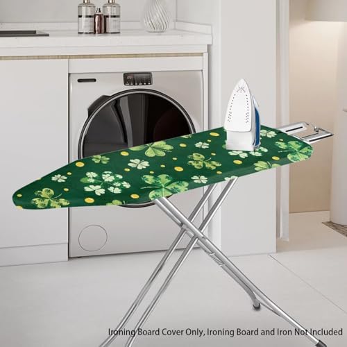 St. Patrick's Day Ironing Board Cover Fits Standard Green Polka Dot Shamrock - Image 2