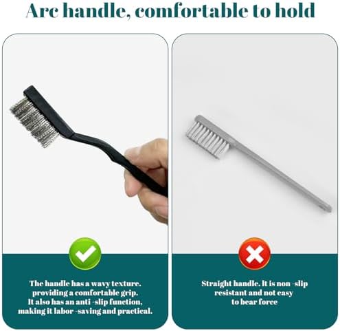 24 Pcs Mini Stainless Steel Wire Brush Set, Wire Scratch Brush - Image 3