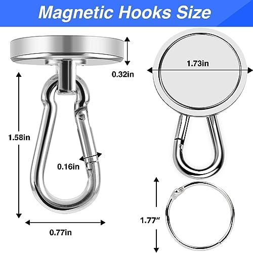 LOVIMAG Magnetic Hooks 200 LBS Strong Magnets Cruise 2Pack Magnet - Image 2