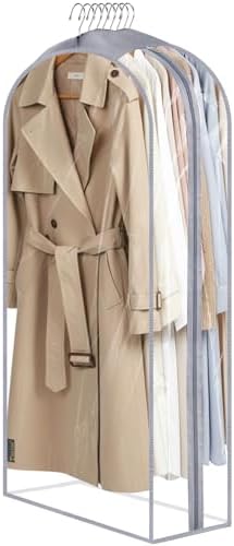 BALEINE 1PK Clear Garment Bags for Hanging Clothes by BALEINE