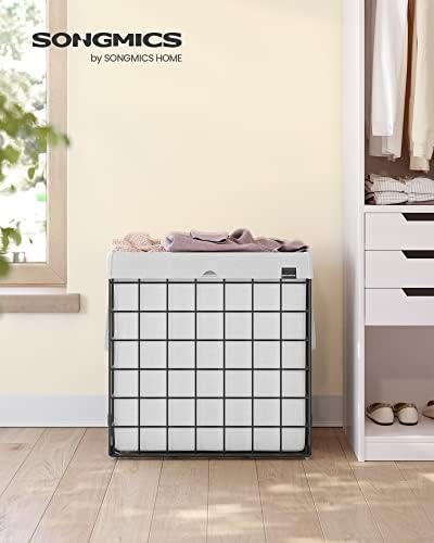 SONGMICS Laundry Hamper, Collapsible, 29 Gal. - Image 2