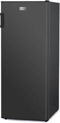 BLACK+DECKER 10 Cu. Ft. Upright Freezer, Stand Up Freezer with Mechanical Temperature Control, Freezer Upright with 3 Shelves and 4 Door Bins, Manual Defrost, R600a Refrigerant, BUF1000LB, Black
