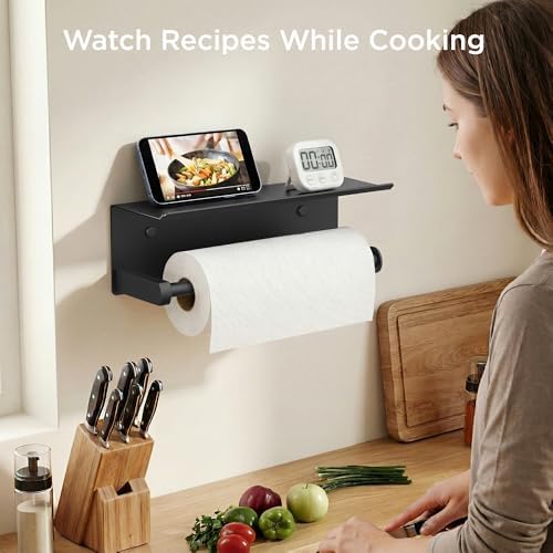 FORIOUS Wall Mount Paper Towel Holder - Image 6