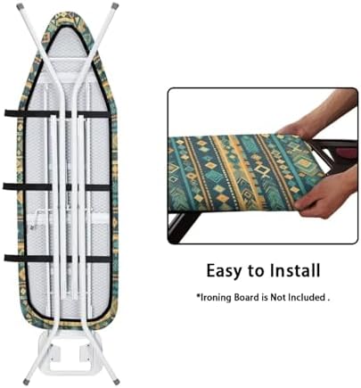 Ethnic Tribal Stripe Steam Ironing Board Cover, Indian Southwestern Totern - Image 4