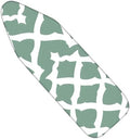 Nuxovilar Green Geometric Ironing Board Cover 15x54 Inches Polyester by Nuxovilar