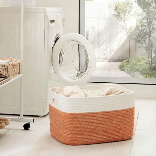 Artfeel Blanket Basket, Rectangle Woven Baskets - Image 3