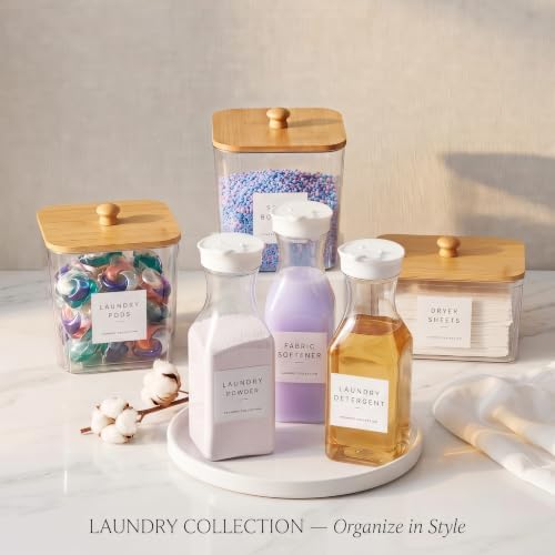 4+3 Pack Laundry Pods Containers & Dryer Sheet Holder & Laundry Detergent - Image 5