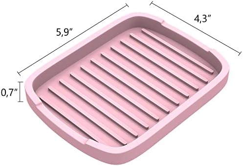 ZAPPOWARE Silicone Sponge Holder Soap Tray, Set 2pcs - Image 4
