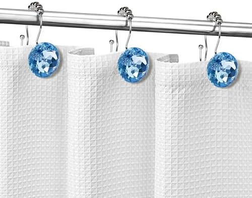 Sunlit Luxury Design Round Blue Diamond Crystal Gem Bling - Image 4