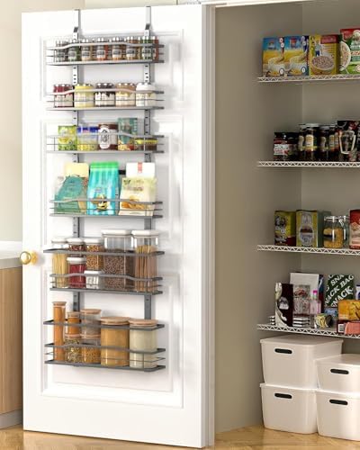 Moforoco 6-Tier Over The Door Pantry Organizer, Pantry Organization and Storage by MOFOROCO