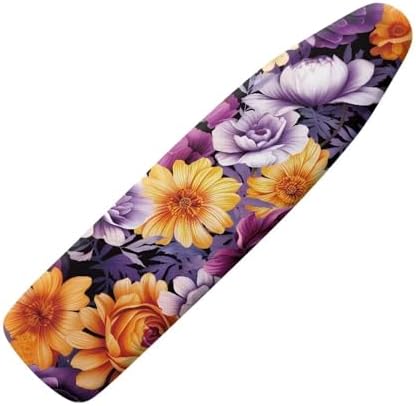 Flashideas Purple Flower Ironing Board Cover and Pad 15 x 54 Heavy Duty Iron by Flashideas