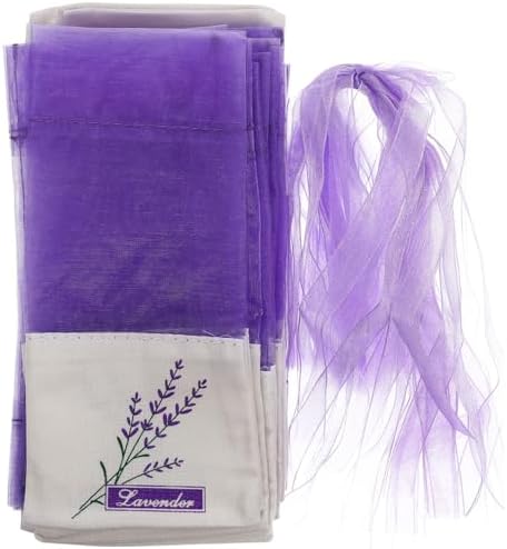 Amosfun 30pcs Empty Lavender Scented Sachets Bags by Amosfun