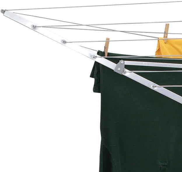 Household Essentials Portable Umbrella Clothesline, 64 Ft of Hanging Space - Image 3