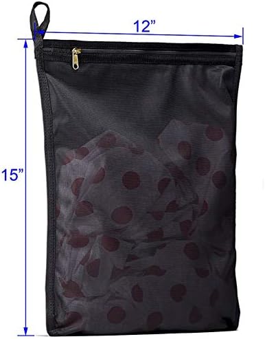 TENRAI 3 Pack Delicates Laundry Bags, Bra Fine Mesh Wash Bag, Use YKK Zipper - Image 2