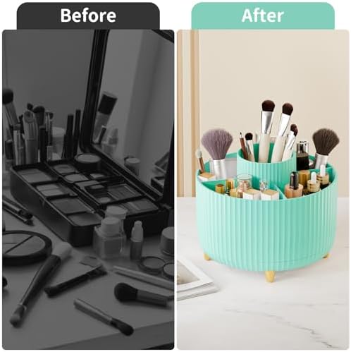 fanado 360° Rotate Makeup Brush Holder Organizer, Makeup Organizers Countertop - Image 7