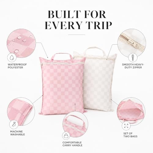 Stylish Wet Dry Bags For Swimsuits Set of 2 - Image 7