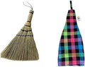 Handmade Whisk Broom, 12-Inch Stiff Sorghum, Bamboo Handle by SNSKENNOVA-Simplythebest