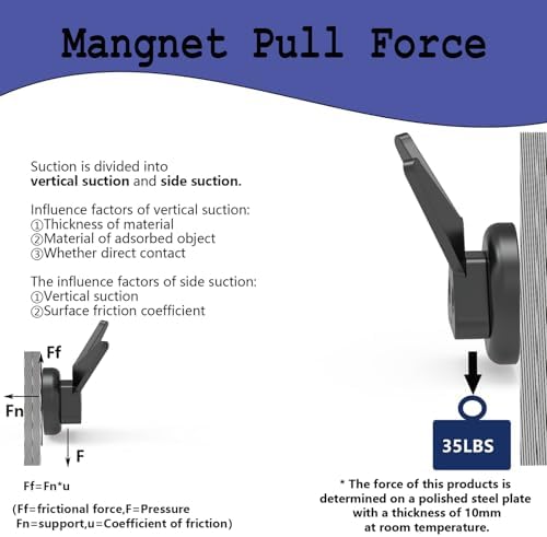 Magnetic Hooks Heavy Duty 140lbs - Image 3