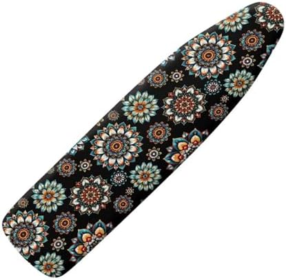 15x54 Inch Ironing Board Cover, Bohemian Mandala Flower Printed Ironing Board by Wanzuoeng