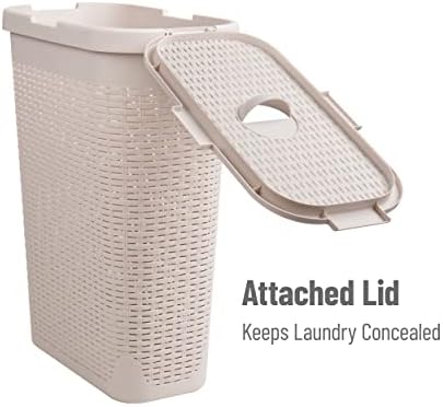 Mind Reader Slim Laundry Hamper - Image 5