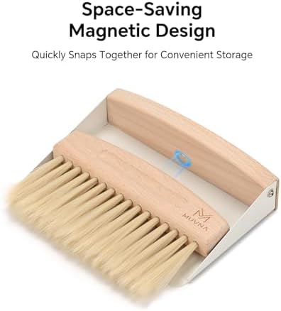 Small Coffee Brush and Dust Pan Set - Image 6