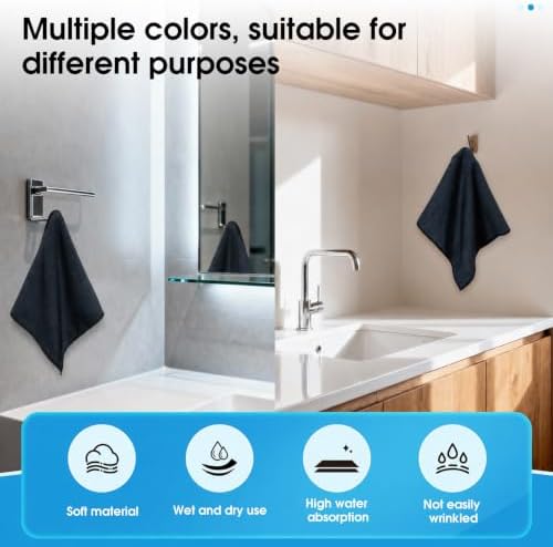 QYL Microfiber Cleaning Cloth, 12 Pack Cleaning Rags, Cleaning Towels - Image 4