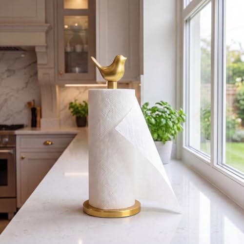 Gold Bird Paper Towel Holder Kitchen Decor Detachable Paper Towel Holder - Image 6