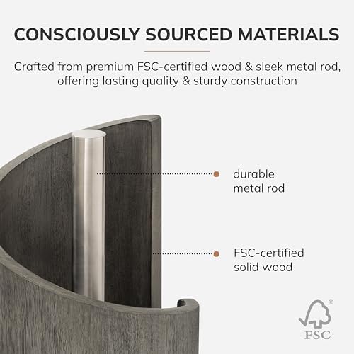 Anji Mountain Wooden Paper Towel Holder - Image 3