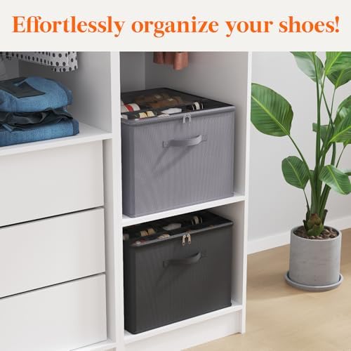 Lifewit Shoe Storage Organizer for Closet, Holder Box, 3 Pack - Image 5