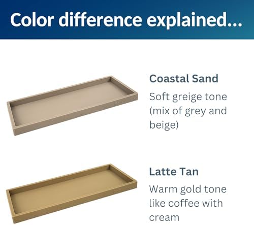 Spacewiser Countertop & Vanity Silicone Tray – 2 PC Set - Image 6
