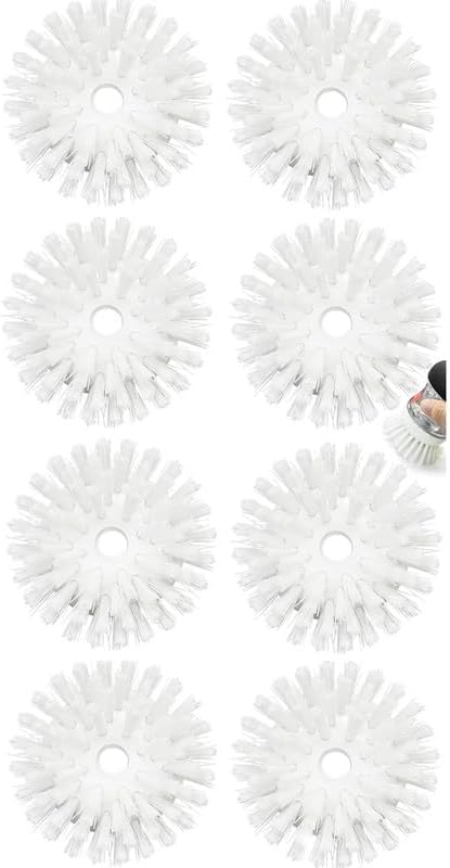Palm Brush Refills for OXO Soap Dispensing Dish Brush | 8 Pack Cleaning by Shadowgallery