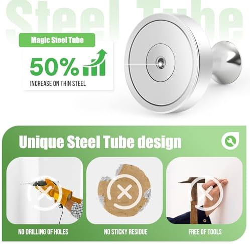 Neosmuk Magnetic Hooks Steel Tube Design - Image 3