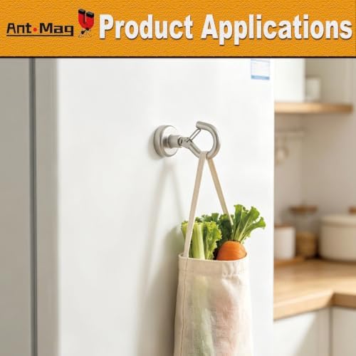 Ant Mag Magnetic Hooks Heavy Duty 22LBS Strong Magnet Snap Hooks 20 Pack - Image 7