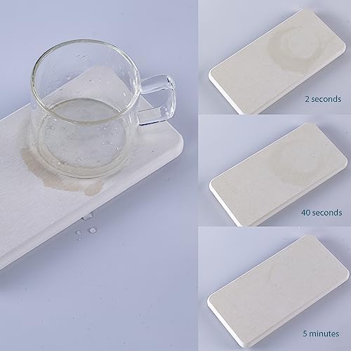 NiuYichee 2Pcs Stone Soap Trays Water Absorbing Diatomite Coaster - Image 4