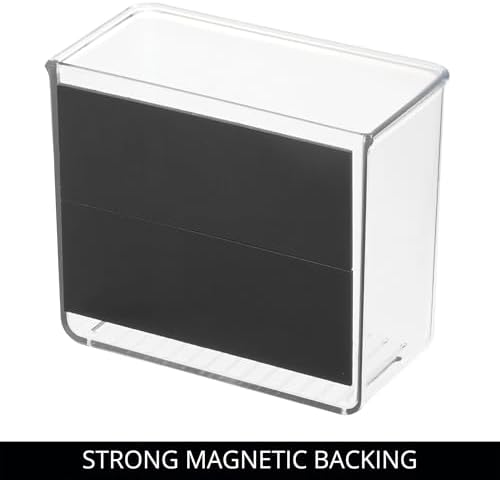 iDesign Magnetic Small Clear Plastic Organizer Bins - Image 5